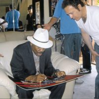 With Joe Frazier